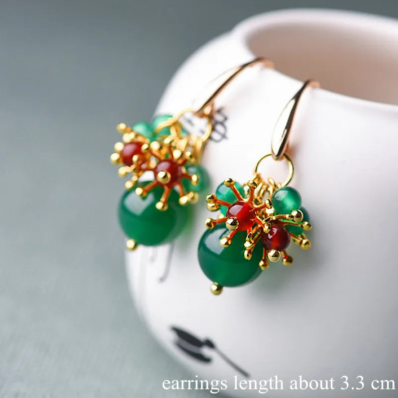 Simple Earrings Hanging Fashion Women'S Accessories New Design Women'S Earrings 2020 Summer Earring Natural Stone Shell