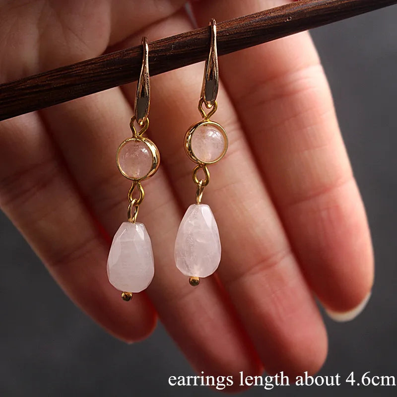 Simple Earrings Hanging Fashion Women'S Accessories New Design Women'S Earrings 2020 Summer Earring Natural Stone Shell