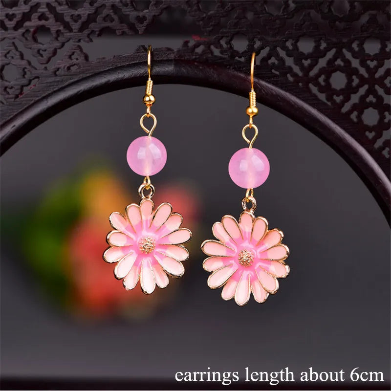 Simple Earrings Hanging Fashion Women'S Accessories New Design Women'S Earrings 2020 Summer Earring Natural Stone Shell