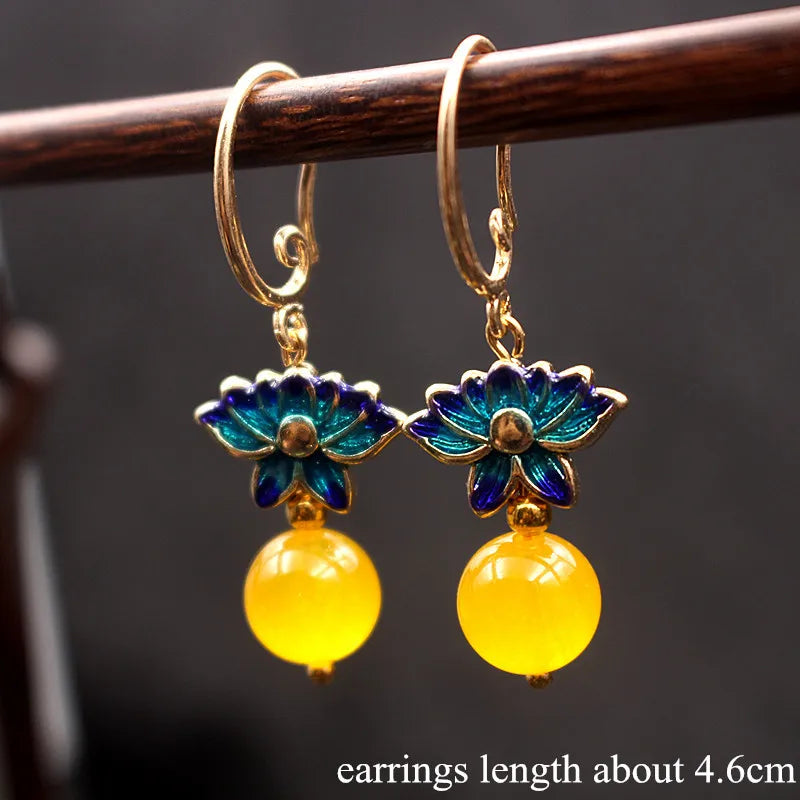 Simple Earrings Hanging Fashion Women'S Accessories New Design Women'S Earrings 2020 Summer Earring Natural Stone Shell