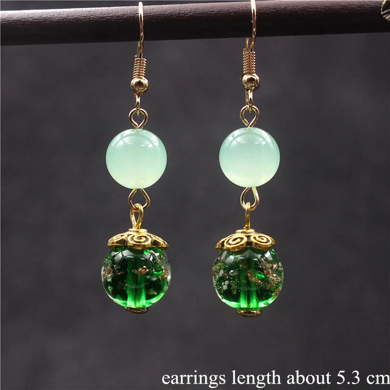 Simple Earrings Hanging Fashion Women'S Accessories New Design Women'S Earrings 2020 Summer Earring Natural Stone Shell