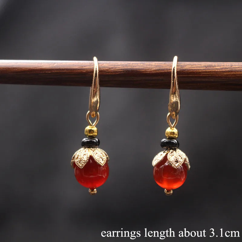Simple Earrings Hanging Fashion Women'S Accessories New Design Women'S Earrings 2020 Summer Earring Natural Stone Shell