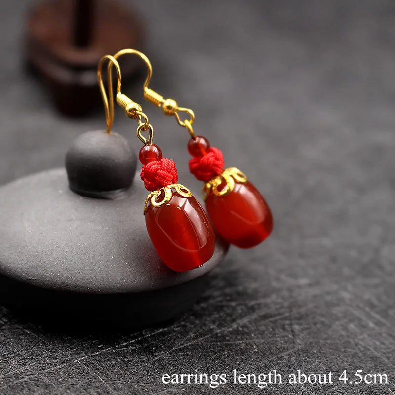 Simple Earrings Hanging Fashion Women'S Accessories New Design Women'S Earrings 2020 Summer Earring Natural Stone Shell