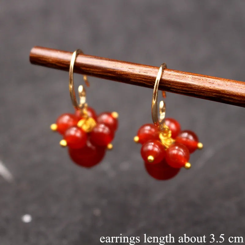 Simple Earrings Hanging Fashion Women'S Accessories New Design Women'S Earrings 2020 Summer Earring Natural Stone Shell
