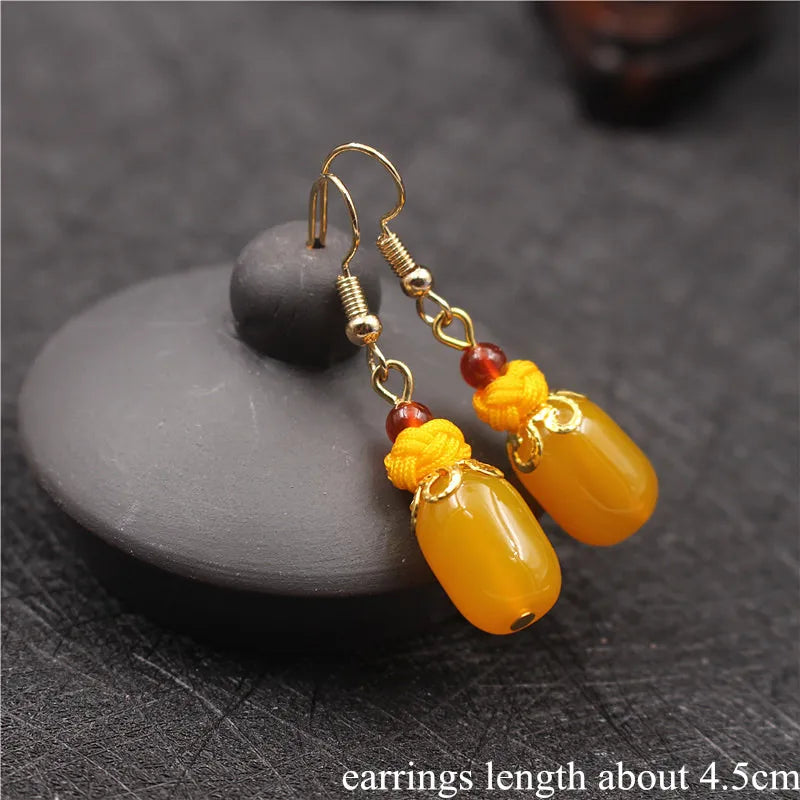 Simple Earrings Hanging Fashion Women'S Accessories New Design Women'S Earrings 2020 Summer Earring Natural Stone Shell
