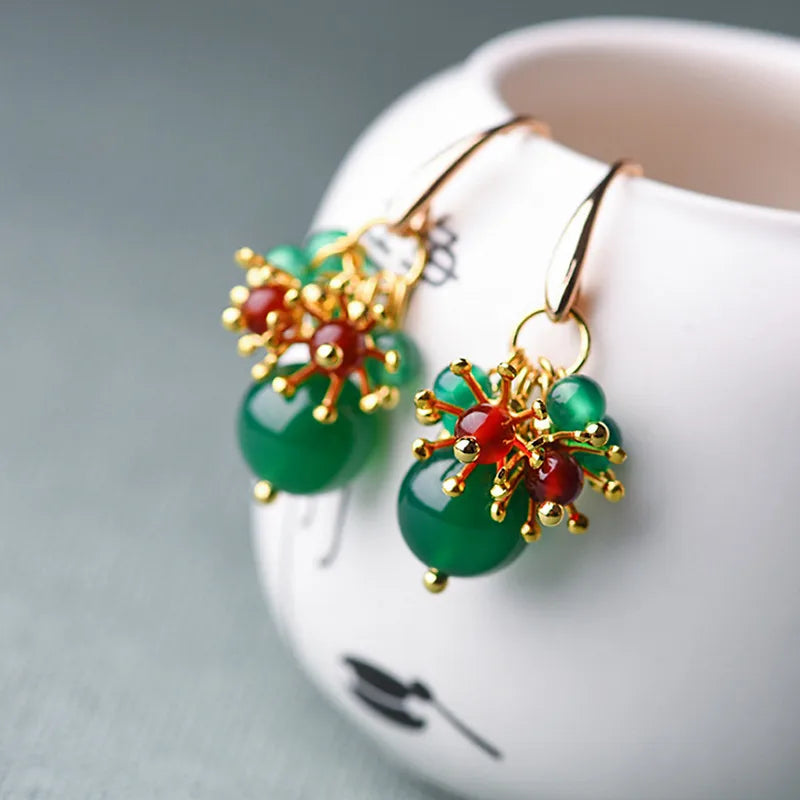 Simple Earrings Hanging Fashion Women'S Accessories New Design Women'S Earrings 2020 Summer Earring Natural Stone Shell